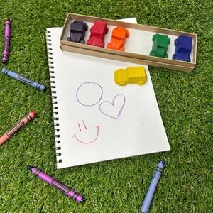 2/$30 Cars Crayons (6), Kids Girls Boys Birthday Gift, Car Theme, Transportation
